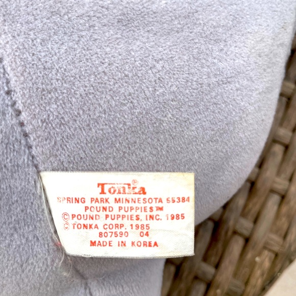 Pound Puppies, Plush, Tonka Toys, 1985, Stuffed Animal - Picture 5 of 5